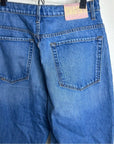MOTHER 100% Cotton SNACKS High Waist Double Stack Ankle Straight Leg Jean