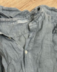 CP Shades 100% Linen Blue Tunic Long Sleeve