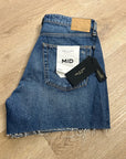 Rag & Bone 100% Cotton Denim Rosa Mid Rise Relaxed Fit Jean Shorts