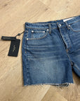 Rag & Bone 100% Cotton Denim Rosa Mid Rise Relaxed Fit Jean Shorts
