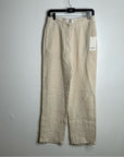 MATE The Label 100% Organic Linen Tailored Trouser Pant in Natural