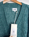 MATE The Label Luxe Alpaca Oversized Cardigan Sweater Spruce