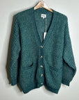 MATE The Label Luxe Alpaca Oversized Cardigan Sweater Spruce