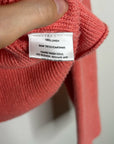 Eileen Fisher 100% Linen Textured Heavy Knit Coral Button Down Jacket