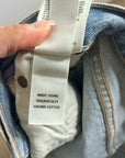 AGOLDE 100% Organic Cotton 90's Pinch Waist Straight Leg Light Wash Jean