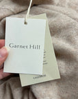 Garnet Hill 100% Cashmere Essential Oat Heather Turtleneck Sweater