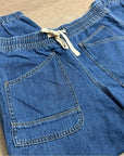 Sundance 100% Cotton Nyla Denim Utility Style Baggy Drawstring Jogger Pant