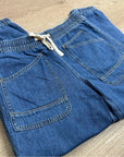 Sundance 100% Cotton Nyla Denim Utility Style Baggy Drawstring Jogger Pant