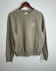 Aime Leon Dore 100% Cotton Tan Neutral 'Queens NY' Pullover Sweatshirt