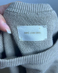 Aime Leon Dore 100% Cotton Tan Neutral 'Queens NY' Pullover Sweatshirt