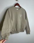 Aime Leon Dore 100% Cotton Tan Neutral 'Queens NY' Pullover Sweatshirt