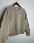 Aime Leon Dore 100% Cotton Tan Neutral 'Queens NY' Pullover Sweatshirt
