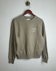 Aime Leon Dore 100% Cotton Tan Neutral 'Queens NY' Pullover Sweatshirt