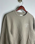 Aime Leon Dore 100% Cotton Tan Neutral 'Queens NY' Pullover Sweatshirt