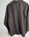 MATE The Label 100% Organic Cotton Poplin Button Down Chocolate Brown