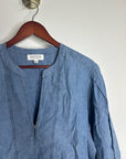 Nation LA 100% Organic Cotton Denim Chambray Emmett Top 3/4 Sleeve
