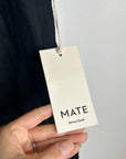 NWT MATE The Label 100% Organic Linen Button Front Midi Dress