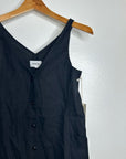 NWT MATE The Label 100% Organic Linen Button Front Midi Dress