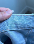 AG 100% Cotton Ultra High Waist Barrel Leg Embroidered Jean