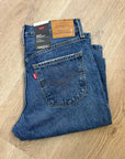 Levi's 100% Cotton Denim Middy Straight Leg Medium Wash Jean