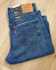Levi's 100% Cotton Denim Middy Straight Leg Medium Wash Jean
