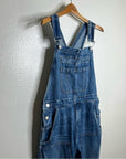 Frame Denim 100% Cotton Straight Leg Utility Patch Overalls