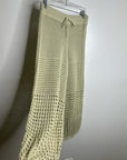 Free People 'Fre-est' 100% Cotton Knit Crochet Balloon Leg Neutral Pant