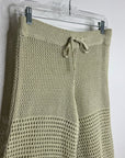 Free People 'Fre-est' 100% Cotton Knit Crochet Balloon Leg Neutral Pant