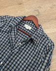Trovata 100% Cotton India Navy Flannel Button Down Collared Shirt Jacket