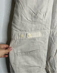 Outerknown Organic Cotton Linen Utility Straight Leg Jumpsuit in Natural