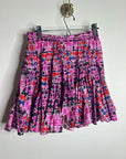 RHODE 100% Cotton Tiered Hilary Cotton Dot Multicolor Mini Skirt