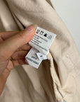 Enza Costa 100% Cotton Denim Field Jacket in Beige