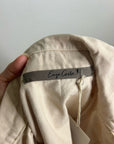 Enza Costa 100% Cotton Denim Field Jacket in Beige