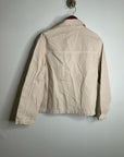 Enza Costa 100% Cotton Denim Field Jacket in Beige