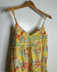 Velvet by Graham & Spencer 100% Cotton Multicolor Bright Floral Mini Dress
