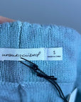 Unsubscribed 100% Cashmere Blue Tie Dye Jogger Sweater Pant Relaxed Fit