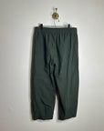 Eileen Fisher 100% Organic Cotton Army Green Barrel Cropped Ankle Pant