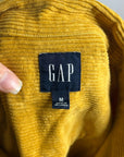 GAP 100% Cotton Mustard Yellow Wide Wale Corduroy Shirt Jacket Oversized