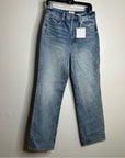 Pistola 100% Cotton Cassie Ultra High Rise Straight Leg Jean in Bramble