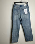 Pistola 100% Cotton Cassie Ultra High Rise Straight Leg Jean in Bramble