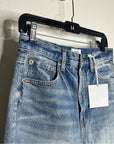 Pistola 100% Cotton Cassie Ultra High Rise Straight Leg Jean in Bramble