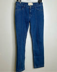 Paloma Wool 100% Cotton Front Seam Denim Straight Leg Jeans