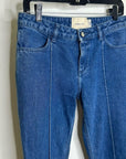 Paloma Wool 100% Cotton Front Seam Denim Straight Leg Jeans