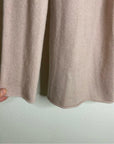 Neiman Marcus 100% Cashmere Pale Pink Waterfall Drape Style Cardigan Sweater