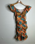 Cleobella 100% Organic Cotton Tiana Ruched Mini Dress
