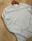 Club Monaco 100% Cashmere Baby Blue Fitted Ribbed Cuff Long Sleeve Sweater