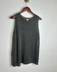Eileen Fisher 'Fisher Project' 100% Organic Cotton Knit Green Tunic Tank Top