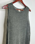 Eileen Fisher 'Fisher Project' 100% Organic Cotton Knit Green Tunic Tank Top