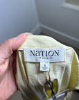 Nation LA 100% Pima Cotton Sabrina Twist Tie Tank in Butter Yellow