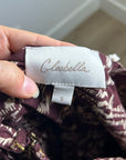 Cleobella 100% Organic Cotton Ruffle Tiered Plunge Neck Midi Dress